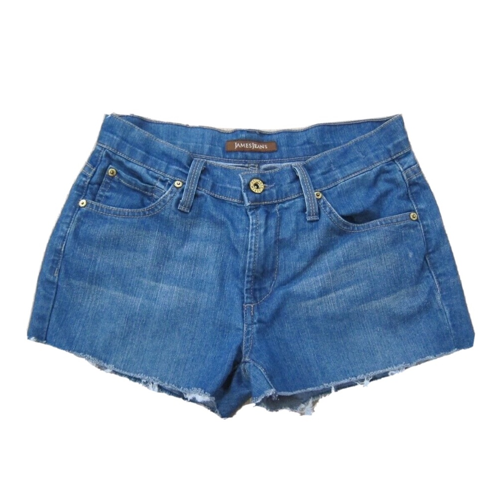 Y2K Vintage James Jeans Billie Custom Cut Off Shorts sz 26
